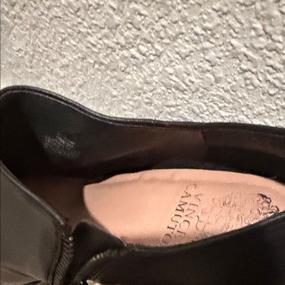 Vince Camuto Black Leather Ankle Boots - Picture 7 of 9